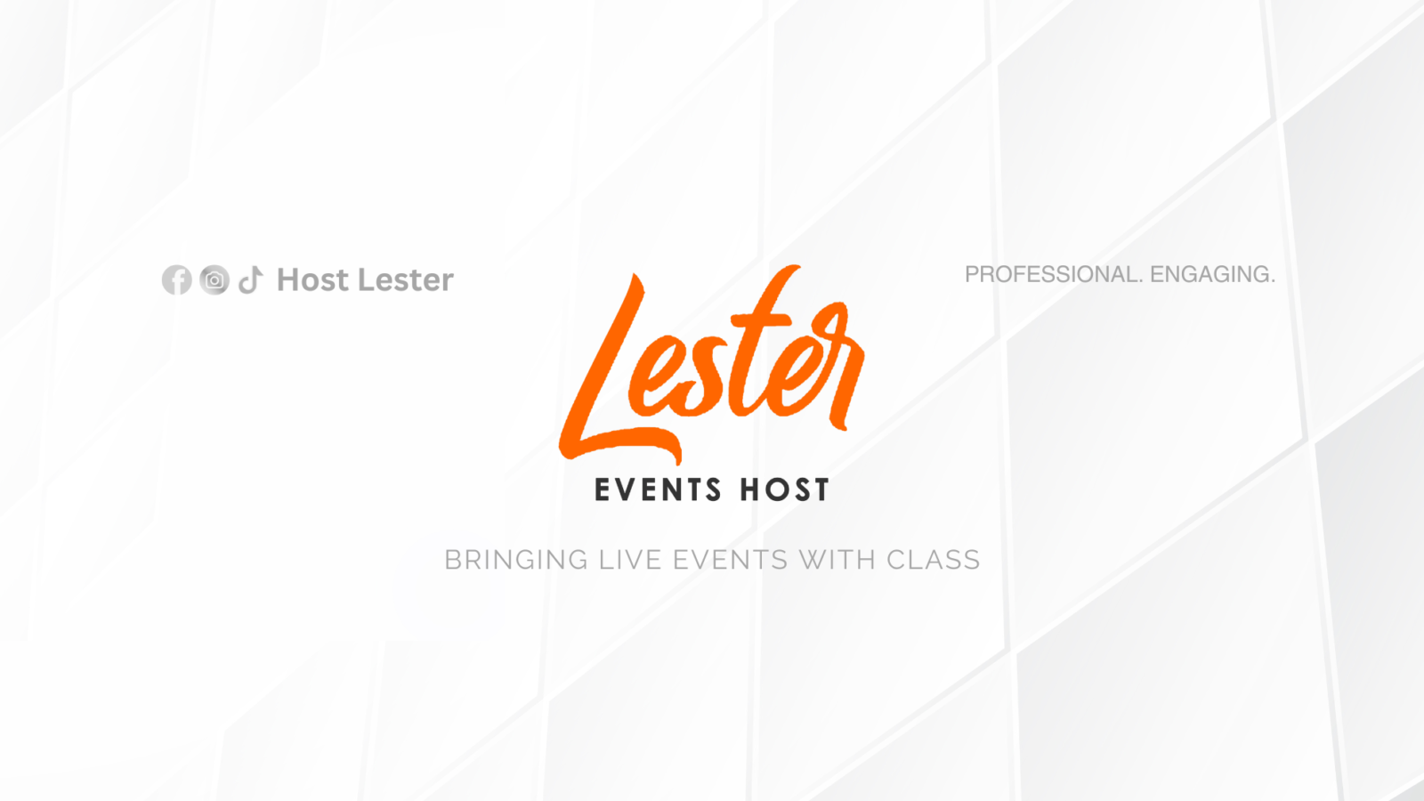 Lester Events Host — Hosts & Emcees
